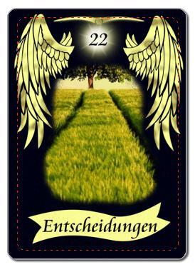 Golden Angels Kartenset Mme. Lenormand Entscheidung Lebensweg Alternative